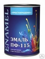 Фото №0 Эмаль ПФ-115 ПРОСТОКРАШЕНО белая 0,9 кг