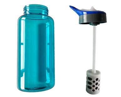 фото Large capacity blue plastic filter water