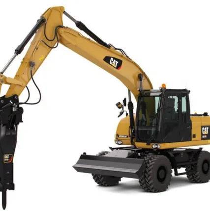 Фото №0 Услуги колёсного экскаватора (гидромолот)