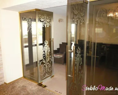 фото Входные группы из стекла