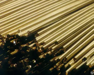 фото Пруток латунный 50 ЛЖМц59-1-1 ГОСТ РЕЗКА в размер ДОСТАВКА