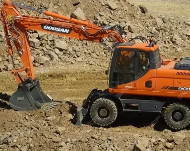 фото Аренда колесного экскаватора Doosan DX210W, Москва