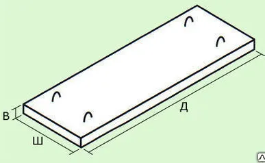 фото Плита плоская ПТП 18-04