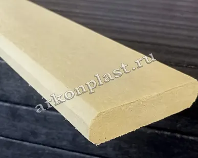 фото Полимерный профиль для скамеек 20х70х2000 светлый