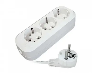 фото Удлинитель 3 гн ПРЕМИУМ 7м ПВС 3*0,75 с заземлением