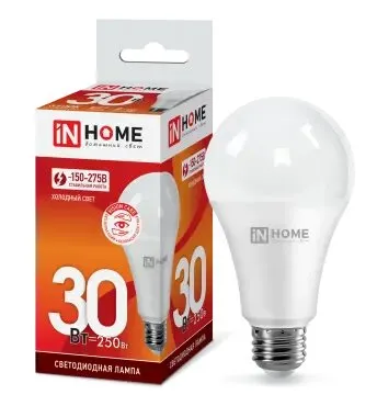 Фото №0 Лампа сд LED-A70-VC 30Вт 230В Е27 6500К 2700Лм IN HOME