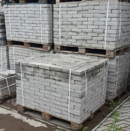 Фото №0 Брусчатка кирпич шагрень 4,5 см