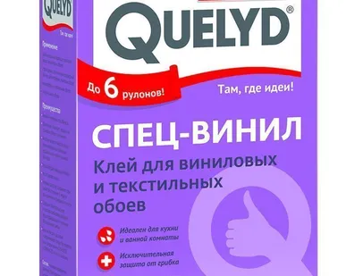 фото Клей обойный QUELYD &quot;СПЕЦ-ВИНИЛ&quot; 0,3кг(30шт)