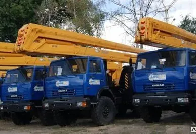 фото ВС-28 Э.И. шасси КамАЗ-43114 вышка 6х6 28 метров 3-х коленная НОВАЯ