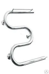 фото Электрические полотенцесушители М-образный с полочкой 600*600