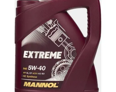 фото Масло моторное "MANNOL Extreme SAE" (4 л) 5W-40 синтетическое