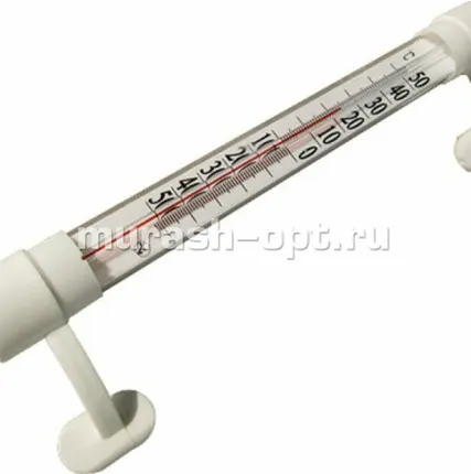 Фото №0 Термометр сувенирный "Липучка" D18 мм L210мм (40)