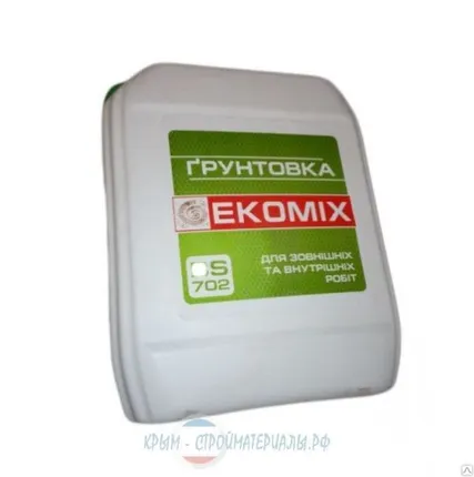 Фото №0 EKOMIX "Грунтовка для внутр и наружных работ Экомикс BS 702", 5 л