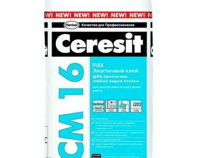 фото Клей для плитки Церезит CM-16/25 кг эластичный