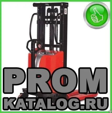 Фото №0 Штабелер ручной с электрическим подъемом Lema