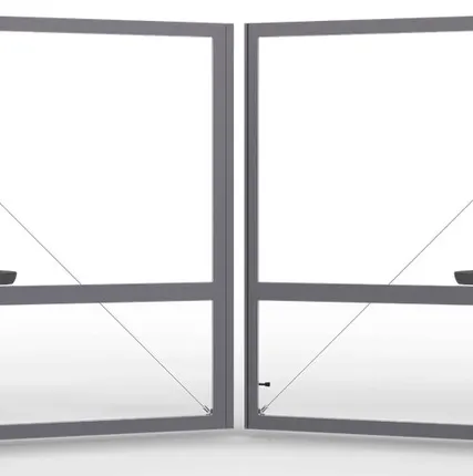 Фото №0 Каркас распашных ворот антрацит 3000х2000 мм