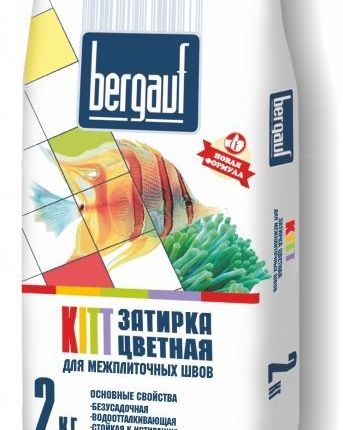 Фото №0 Затирка коричневая KITT 2кг Bergauf (320)