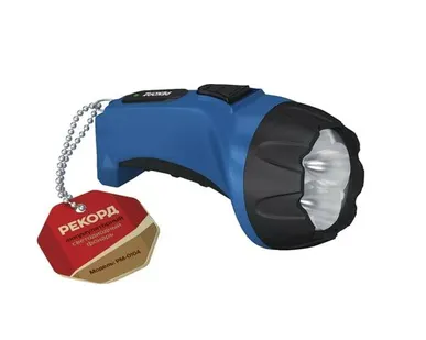 фото Фонарь аккумуляторный РЕКОРД РМ-0104 Blue светоди 21701 #21092