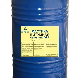 фото Мастика МБИ битумная – изоляционная 21,5 л
