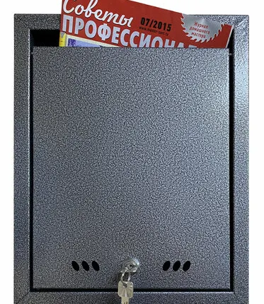 Фото №0 Почтовый ящик "Тюльпан" серебро