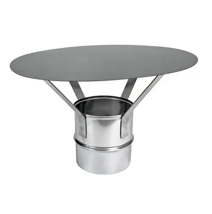 Фото №0 Зонт "Дымок" на патрубке D100, AISI 439 (0.5)