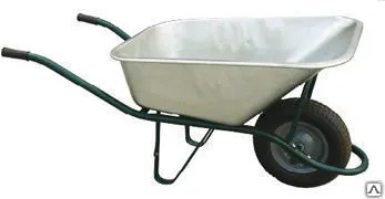 фото Тачка строительная ПРО-110м оцинкованная