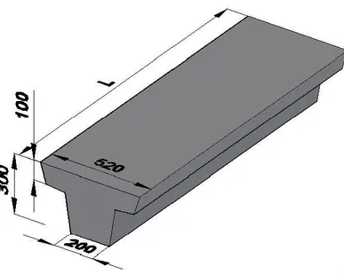 фото Балка фундаментная 4БФ 40