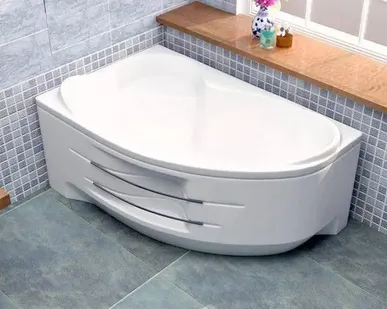 фото Ванна акрил 1600*1005*715 ИНДИГО Левая