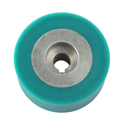 Фото №0 Ролик верхний 1-33 прорезиненный для машин Japsew NHA-7705 (ширина 28мм)