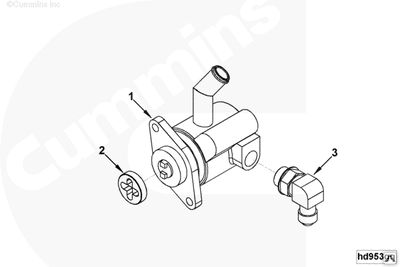 Фото №0 Насос ГУР Cummins 4BT 4948111