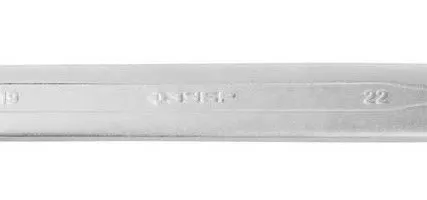 Фото №0 Ключ ЗУБР &quot;ПРОФИ&quot; гаечный рожковый, Cr-V сталь, хромированный, 19х22мм