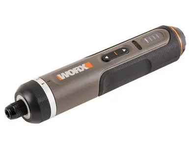 фото отвертка аккумуляторная WORX WX242 4В 5Нм Li-Ion 1,5Ач с АКБ и набором оснастки