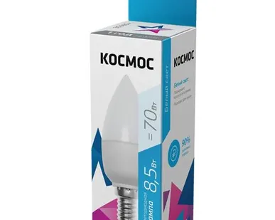 фото Лампа светодиодная CN 8.5Вт 220В E14 4500К Космос LkecLED8.5wCNE1445