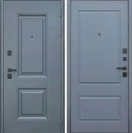 Фото №0 Входная дверь Ювентус муар серый-Графит АСД