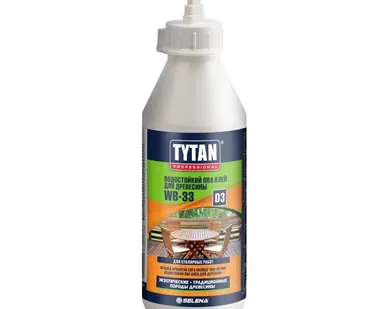 фото Клей ПВА TYTAN Professional для древесины D3 175 мл