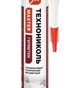 фото Герметик ТЕХНОНИКОЛЬ санитарный силиконовый бесцветный 280 мл./шт