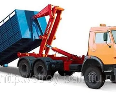 фото Аренда пухты 27 кубов в СПб