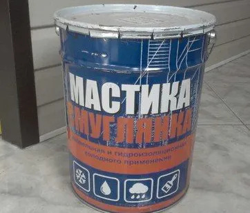 фото Мастика "Смуглянка" кровельная гидроизоляционная холодная.