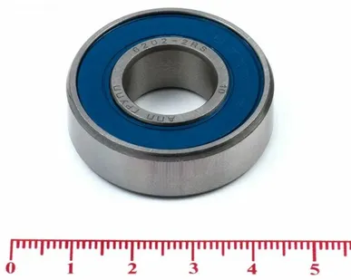 фото Подшипник 180202 (6202 2RS) рига вн 16 мм; нар 34мм., шт