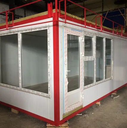 Фото №0 Ларек из сэндвич панелей