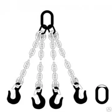 Фото №0 Строп цепной 1СЦ с крюком SKHL (3,15т/5м)*
