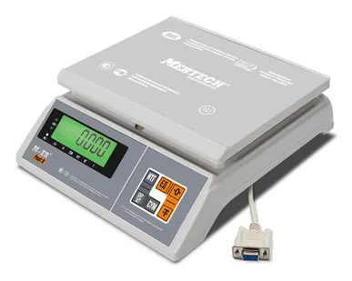 фото Весы порционные MERTECH M-ER 326 AFU-6.01 Post II LCD RS-232 (6 кг, 0,1 г, внешняя калибровка)