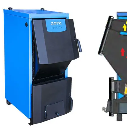 Фото №5 Котел длительного горения Zota Bulat Turbo, 30 кВт