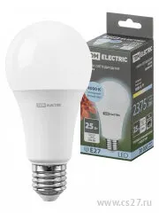 фото Лампа светодиодная А65 25 Вт, 230 В, 4000 К, E27