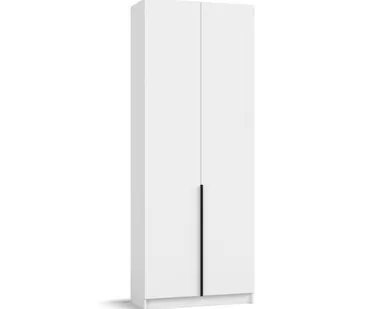 фото Босс Стандарт 80*220 шкаф распашной 2Д + ящики Белый