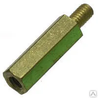 фото Стойка М2х6,5 шестигранная латунная никелированная П-М DREME