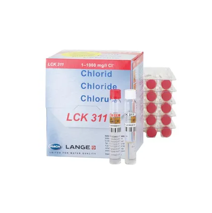Фото №0 Набор реагентов HACH LCK311 (хлорид, 1-70 мг/л, 70-1000 мг/л)