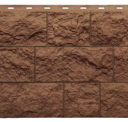 Фото №0 Фасадная панель-цокольный сайдинг (Деке) Docke-R Fels (Скала Ржаной)