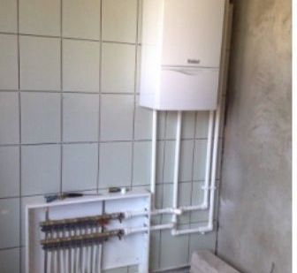 фото Установка котлов отопления, АОГВ