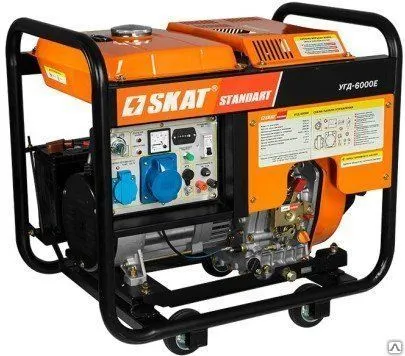 Фото №0 Генератор дизельный SKAT УГД-6000Е